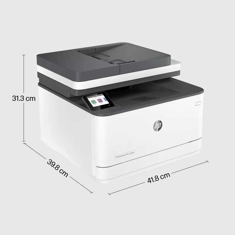 HP LaserJet Pro MFP 3102fdn printeris, lāzera, mono drukāšana, 1200 x 1200 DPI, A4, tiešā drukāšana, balts