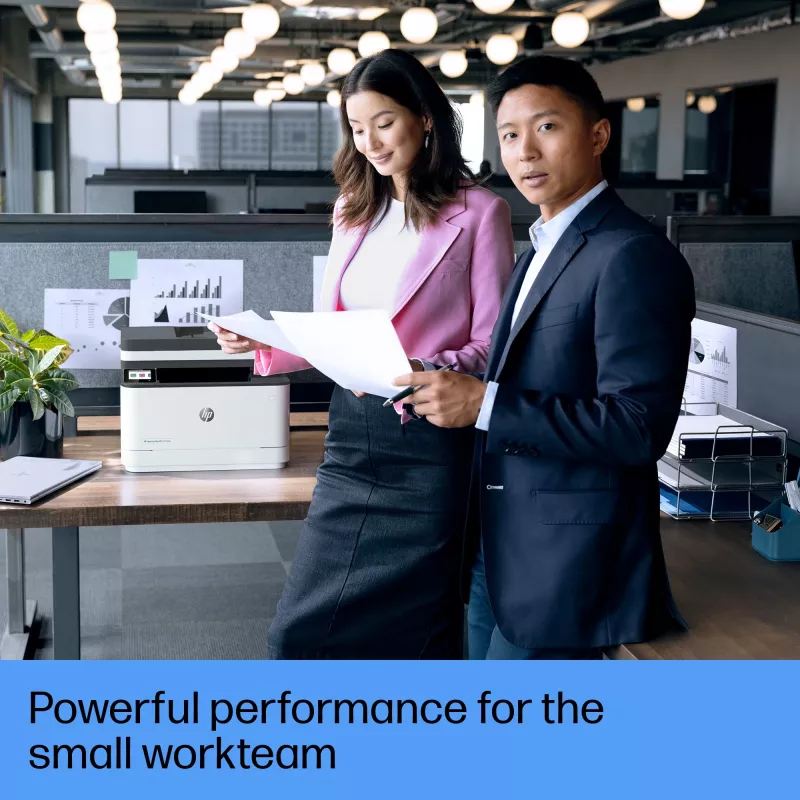 HP LaserJet Pro MFP 3102fdn printeris, lāzera, mono drukāšana, 1200 x 1200 DPI, A4, tiešā drukāšana, balts