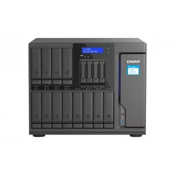 QNAP TS-1655 NAS Tornis Intel Atom C5125 8 GB DDR4 0 TB QNAP Turbo System Melns