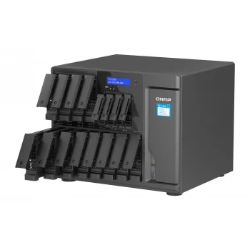 QNAP TS-1655 NAS Tornis Intel Atom C5125 8 GB DDR4 0 TB QNAP Turbo System Melns
