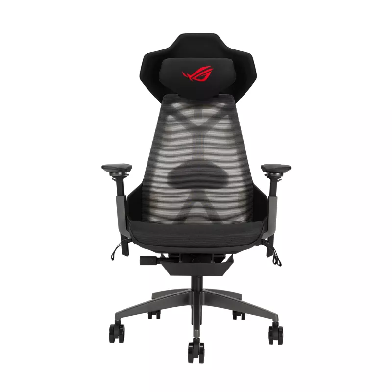 Krēsls ASUS ROG Destrier Ergo Mesh melns 720mm 840mm 134cm