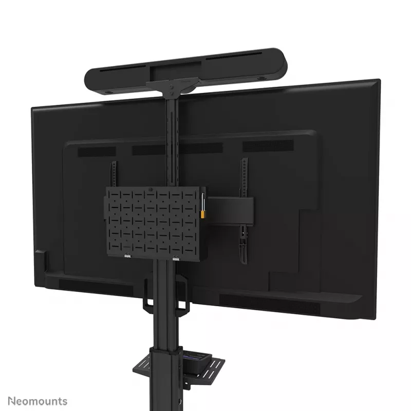 Neomounts FL50S-825BL1 TV ratiņi 37-75 collas - TÜV, Melns, Fiksēts grīdas statīvs, Tērauds, 70 kg, 94 cm (37 collas), 190.5 cm (75 collas)