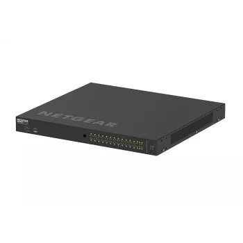 NETGEAR M4250-26G4XF-PoE+ pārvaldāms L2/L3 Gigabit Ethernet (10/100/1000) PoE slēdzis 1U melns