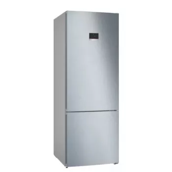 Ledusskapis ar saldētavu Bosch Serie 4 KGN56XLEB — brīvstāvošs, nerūsējošais tērauds, 508 L (400 L ledusskapis + 108 L saldētava), No Frost, LED displejs