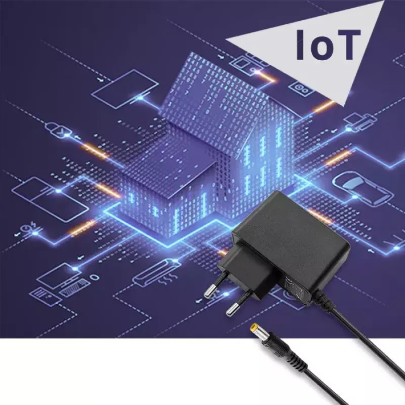 Qoltec 51021 strāvas adapteris melns iekštelpām 220-240V 1.4m kabelis