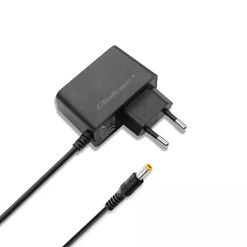 Qoltec 51021 strāvas adapteris melns iekštelpām 220-240V 1.4m kabelis