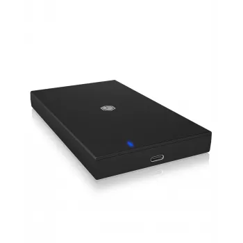 ICY BOX IB-200T-C3 SSD ārējais korpuss Melns 2.5 collas