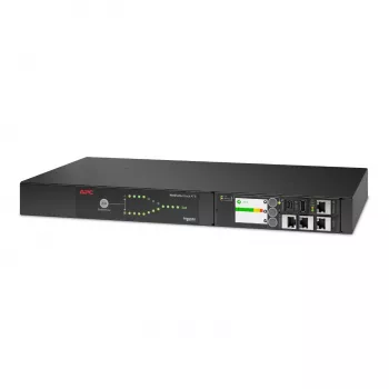 APC Automātiskā pārslēgšanas slēdzis AP4423A - (8x) C13 + (1x) C19, 3680W, Rack montējams, 1U