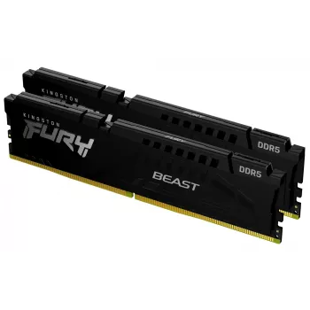 Kingston FURY Beast DDR5 16GB (2x8GB) 6000MHz CL36 atmiņas komplekts melns EXPO