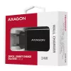 Axagon ACU-QS24 sienas lādētājs, 2x USB ports QC3.0/AFC/FCP + 5V-1.2A, 24W