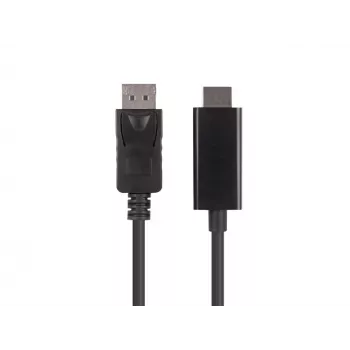 LANBERG Pārveidotājs DisplayPort–HDMI Melns