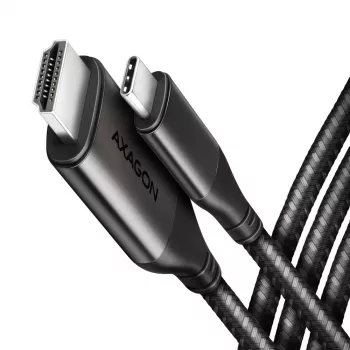 Axagon RVC-HI2MC USB-C -> HDMI 2.0a kabelis 1.8m, 4K/60Hz HDR10