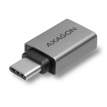 Axagon RUCM-AFA adapteris USB-C (tēviņš) -> USB-A (mātīte), USB 3.2 Gen 2, 3A, alumīnijs
