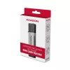 Axagon CRE-DAC USB-C+ USB-A 5 Gbps MINI 2 slotu SD/microSD karšu lasītājs USB 3.0 Type-A/Type-C Pelēks