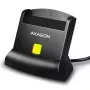 Axagon CRE-SM2 viedkaršu lasītājs USB 2.0 melns 1.3m kabelis