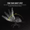 Universāla spēļu krēsls Corsair T3 RUSH 2023 Padded sēdeklis Antracīta Pelēks