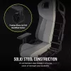 Universāla spēļu krēsls Corsair T3 RUSH 2023 Padded sēdeklis Antracīta Pelēks