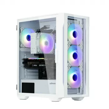 Zalman I3 NEO TG WHITE datora korpuss Midi Tower