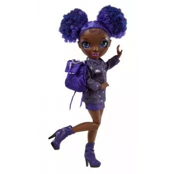 Rainbow High Junior High Leļļu Sērija 2 - Krystal, modes lelle, 23 cm, daudzkrāsaina