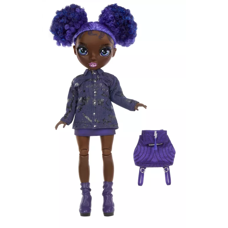 Rainbow High Junior High Leļļu Sērija 2 - Krystal, modes lelle, 23 cm, daudzkrāsaina