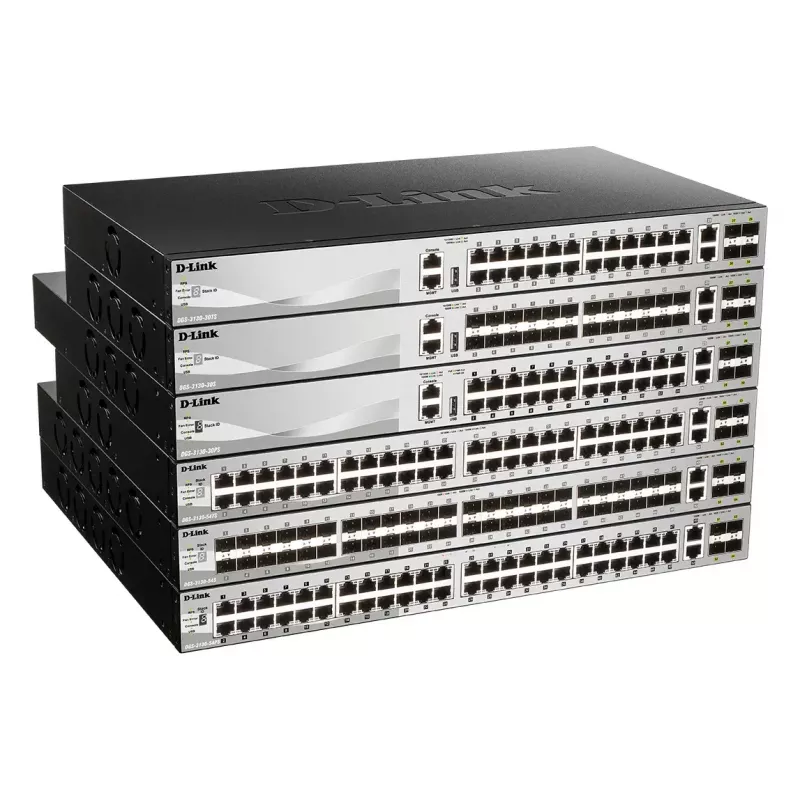 D-Link DGS-3130-54PS/E tīkla slēdzis, pārvaldāms L3, Gigabit Ethernet (10/100/1000), PoE, pelēks