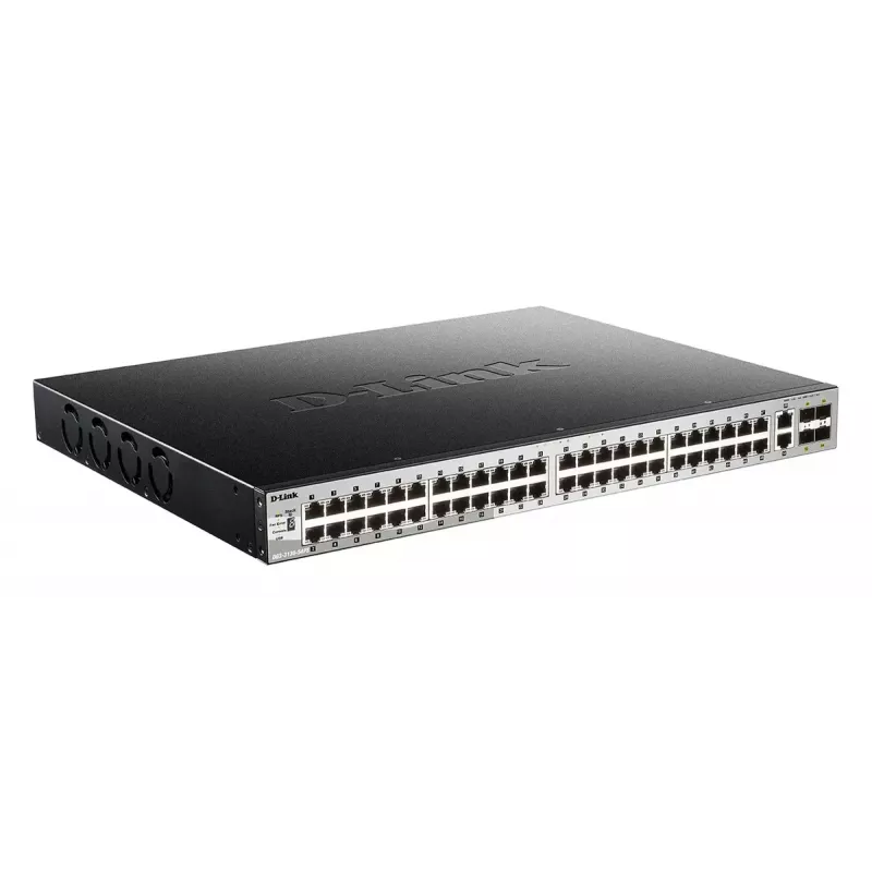 D-Link DGS-3130-54PS/E tīkla slēdzis, pārvaldāms L3, Gigabit Ethernet (10/100/1000), PoE, pelēks