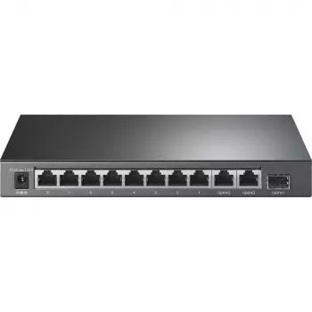 TP-Link 8 portu 10/100Mbps + 3 portu Gigabit darbvirsmas slēdzis ar 8 portu PoE+