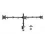 Gembird MA-D3-01 galda stiprinājums 3 monitoriem, regulējams, 17–27 collas, līdz 7 kg
