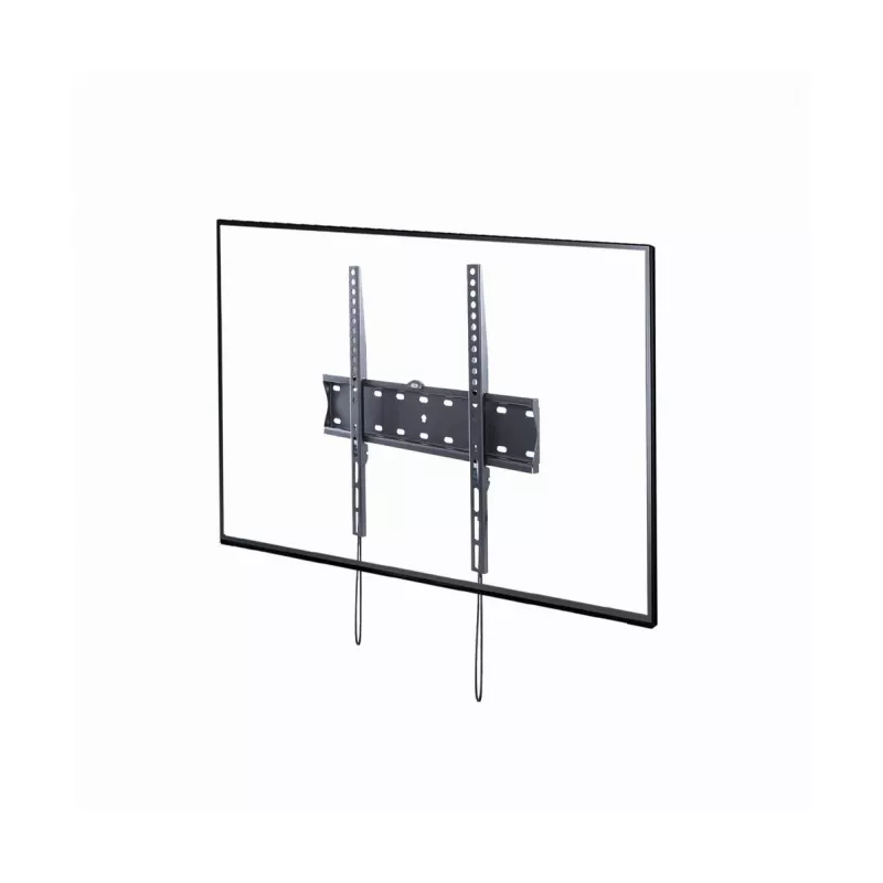 TV stiprinājums Gembird WM-55F-02 melns, 32–55 collu ekrāniem, max 40 kg, VESA 200x200–400x400, plāns 2.5 cm