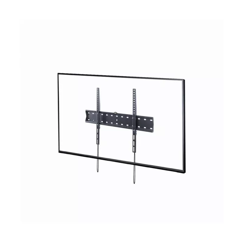 TV stiprinājums Gembird WM-70F-01 Melns 37–70 collu televizoriem, 40 kg, VESA 200x200–600x400, 2.5 cm plāns