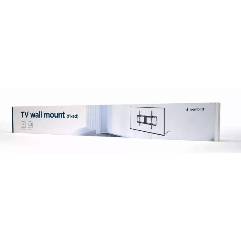 TV stiprinājums Gembird WM-80F-01 2.03 m 70 kg Melns