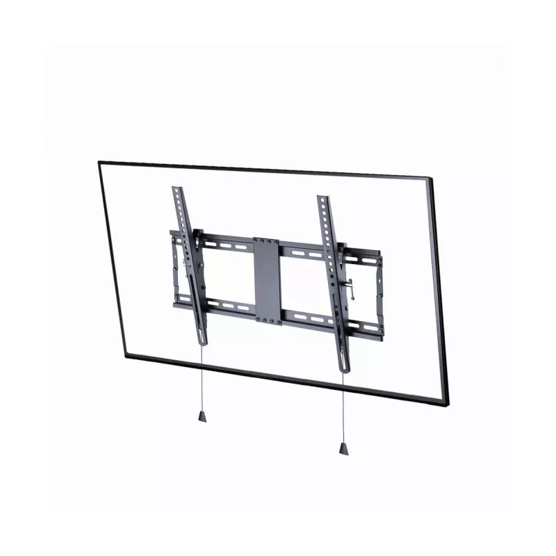 TV sienas stiprinājums GEMBIRD WM-80T-01 37–80 collu ekrāniem, tērauds, slīpums -12°/+3°, VESA 200x200–600x400, 70 kg