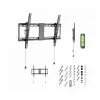 TV sienas stiprinājums GEMBIRD WM-80T-01 37–80 collu ekrāniem, tērauds, slīpums -12°/+3°, VESA 200x200–600x400, 70 kg