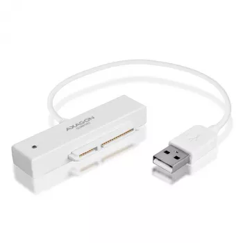 Axagon ADSA-1S USB 2.0 - 2.5 collu HDD SATA ārējais korpuss, balts