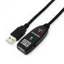 Axagon ADR-205 USB 2.0 A-M -> A-F aktīvs pagarinātājs/retranslators 5 m