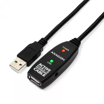 Axagon ADR-210 aktīvais USB 2.0 pagarinātājs / retranslators 10 m