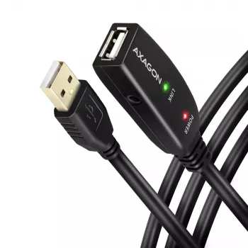 Axagon ADR-220 USB 2.0 A-M -> A-F aktīvais pagarinātājs/retranslators 20m