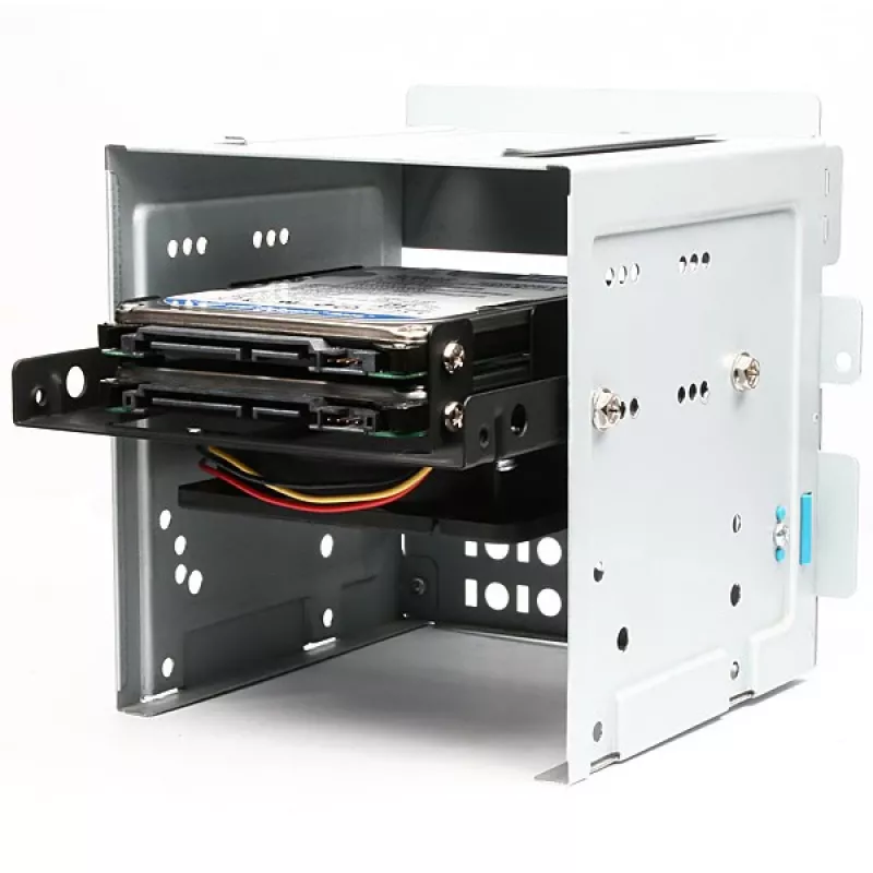 Axagon RHD-225 metāla rāmis 2x 2.5 collu HDD/SSD 3.5 collu nodalījumam ar ventilatora stiprinājumu