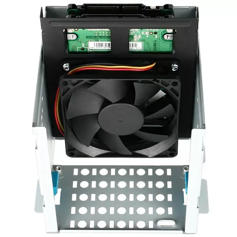 Axagon RHD-225 metāla rāmis 2x 2.5 collu HDD/SSD 3.5 collu nodalījumam ar ventilatora stiprinājumu