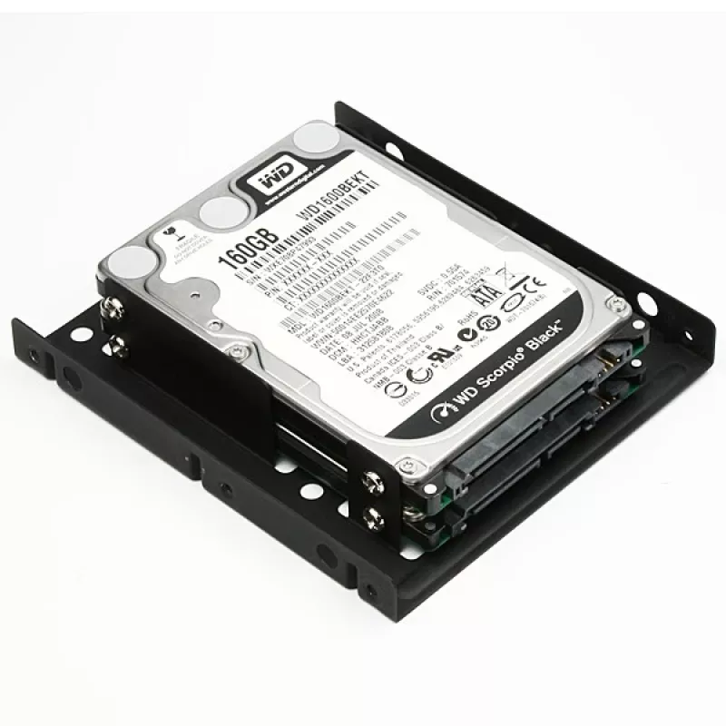 Axagon RHD-225 metāla rāmis 2x 2.5 collu HDD/SSD 3.5 collu nodalījumam ar ventilatora stiprinājumu