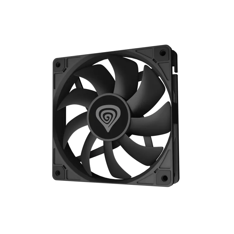 GENESIS Oxal 120 datora korpusa ventilators 12 cm melns 1 gab.