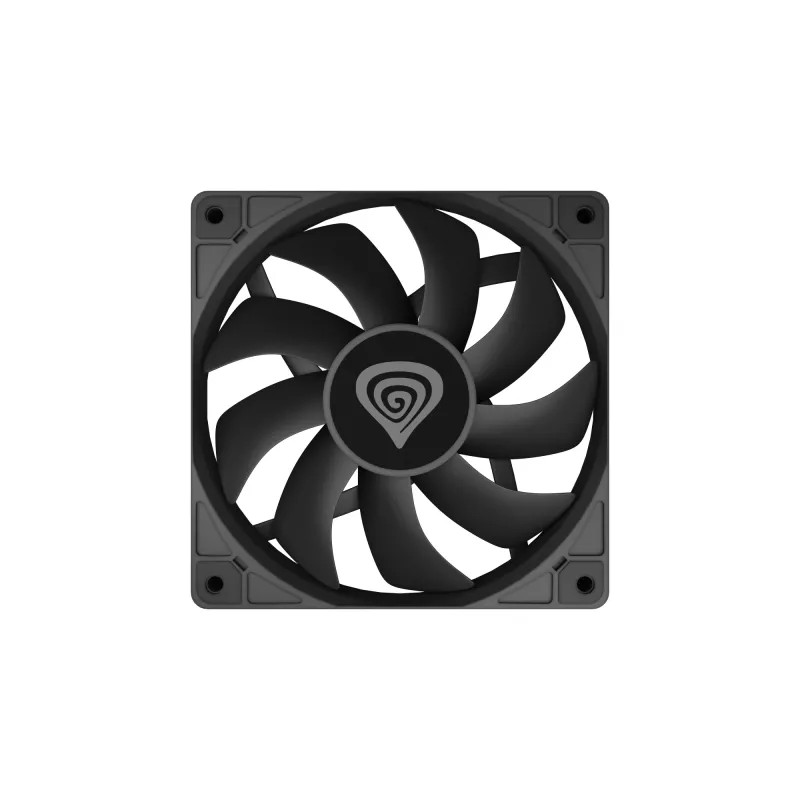 GENESIS Oxal 120 datora korpusa ventilators 12 cm melns 1 gab.