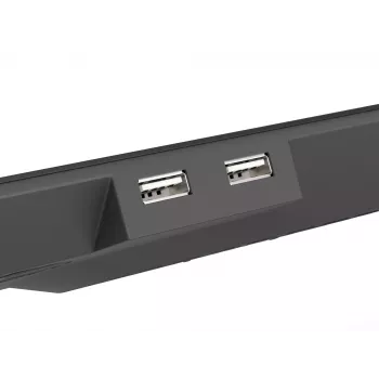 GENESIS Oxid 450 dzesēšanas paliktnis klēpjdatoram 39,6 cm (15,6 inch) 2400 RPM Melns