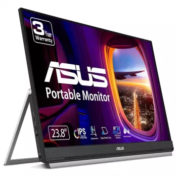 ASUS ZenScreen MB249C monitors 60.5 cm (23.8 collas) 1920 x 1080 pikseļi Full HD LED Melns