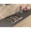 Whirlpool TGML 661 IX R Iebūvējamā gāzes plīts virsma, nerūsējošais tērauds, 58 cm, 4 zonas