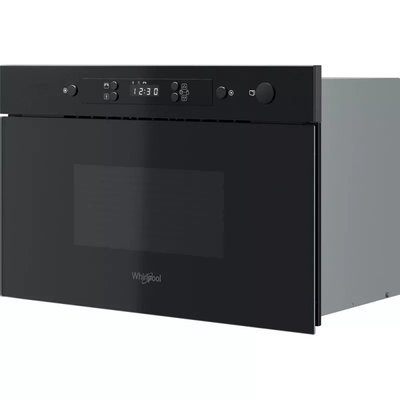 Whirlpool MBNA900B Melns Iebūvējamais Solo Mikroviļņu Krāsns 22 L 750 W