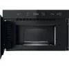 Whirlpool MBNA900B Melns Iebūvējamais Solo Mikroviļņu Krāsns 22 L 750 W