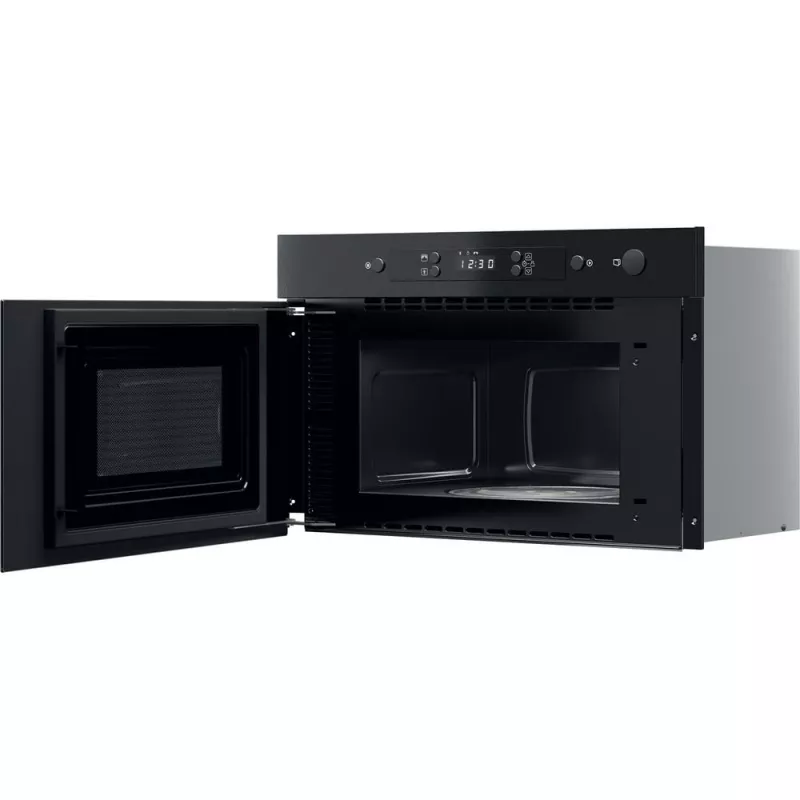 Whirlpool MBNA900B Melns Iebūvējamais Solo Mikroviļņu Krāsns 22 L 750 W