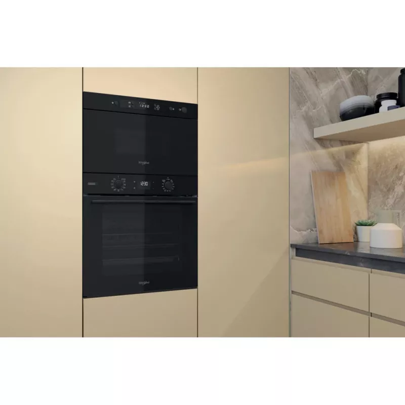 Whirlpool MBNA900B Melns Iebūvējamais Solo Mikroviļņu Krāsns 22 L 750 W