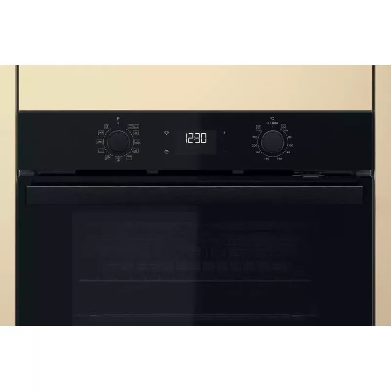 Iebūvējamā elektriskā cepeškrāsns WHIRLPOOL OMR58HU1B — 71 L, A+, hidrolītiskā pašattīrīšanās, konvekcija, grils, teleskopiskā sliede